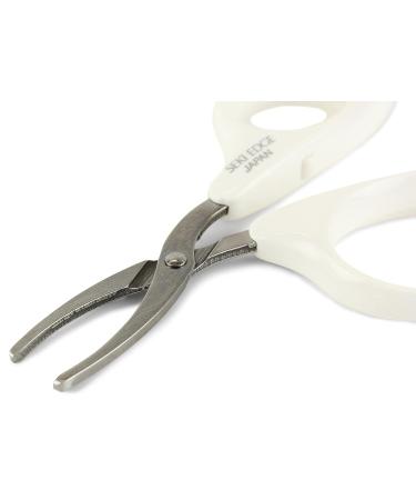 Seki Edge Scissor Tweezers SS-503 - Stainless Steel Precision Tweezer for Eyebrows - Japanese Made Tool for Fine & Thick Hairs - For Men & Women - Buy Online on GoSupps.com