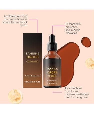 Tanning drops to drink Sunless Tanniing Solution Glow Dropss Tans Drinkable Tanning Mix Naturally Boost Melannin Drinkable Tanning Drop Reduce Tanning Time - Buy Online on GoSupps.com