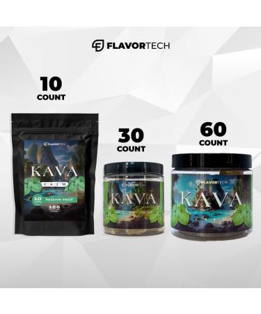 FlavorTech Kava Calm Gummies - Nutritional Supplement 30 Count Supplement Gummy 125mg Kavalactones per Piece (30) - Buy Online on GoSupps.com