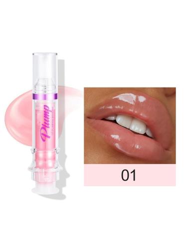 Shop Lip Plumper - 6 Colors Moisturizing Glossy Hydrating Lip Gloss | Long Lasting Natural Plumping for Women & Girls - Color 01 - Buy Online on GoSupps.com