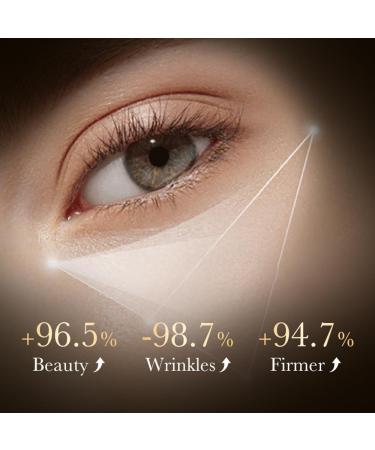 24K Gold Hyaluronic Acid Eye Cream - Anti-Aging Dark Circles & Fine Lines Treatment - 1.4 Oz - Buy Online on GoSupps.com