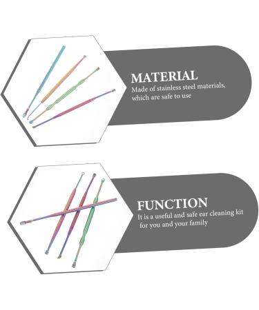 NOLITOY Ear Cleaning Set - 3 Sets of 5 Ear Wax Removal Tools for Adults | Effective Ear Wax Picker & Scoop Kit - Buy Online on GoSupps.com