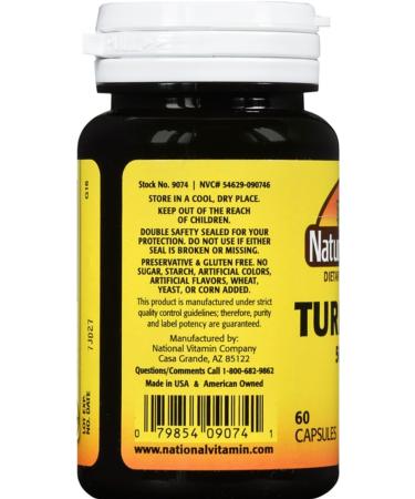 Nature's Blend Turmeric 500mg 60 Capsules (Pack of 2) - Buy Online on GoSupps.com