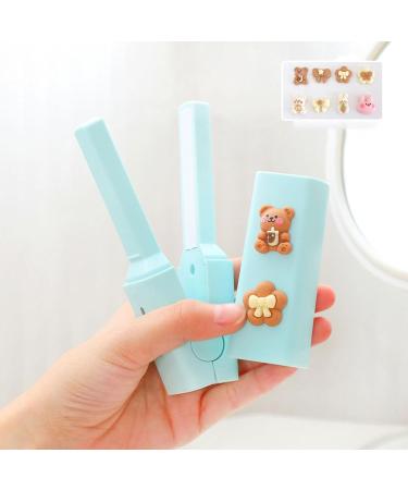 Minii Hair Straightener - Usb Powered Hair Curling Iron 2 in 1 Travel Curling Wand Voltage Curling Iron | Portable Hair Curler Anti-Scald Bangs Curling Iron Suitable for Curly Hair Straighten Fresh Green-send 2 Patch Random - Buy Online on GoSupps.com