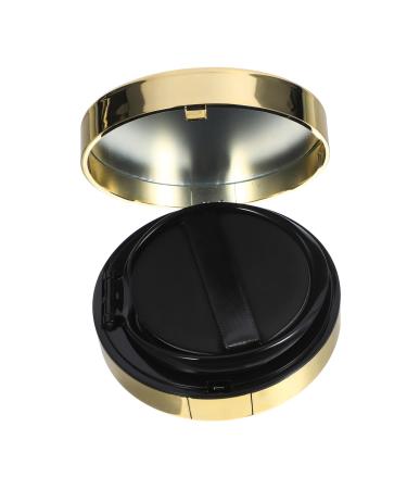 DRESSOOS Madeup Accessories Cushion Puff Compact Case with Mirror Cushion Compact Refillable Pressed Black