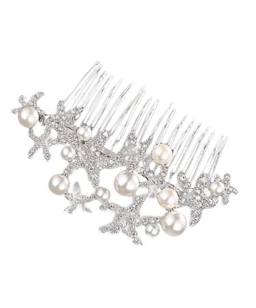 Ipetboom Rhinestone Comb Halloween Hair Comb Crystal Hair Comb Alloy Hair Comb Rhinestone Hair Comb Wedding Headpiece for Bride Comb for Bridal Tiara Animal Accessories Women's