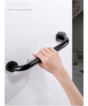 Grab Bars for Black Matte Elderly Wall Mounted Straight Armrest Bars Toilet Por Handrails Support for Seniors Disabled 50cm - Buy Online on GoSupps.com