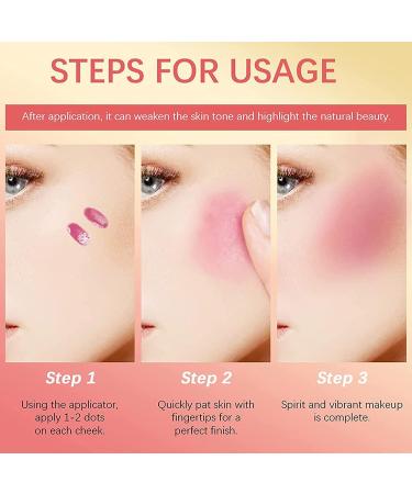 Rosarden 3PCS Matte Liquid Blush Set - Lightweight & Long Lasting Cheek Blush in Peach, Cherry Blossom, Rose Tea - Buy Online on GoSupps.com