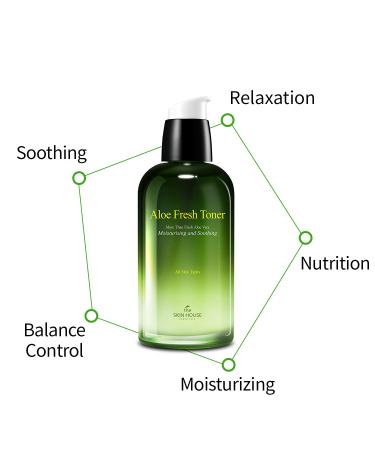 THE SKIN HOUSE Aloe Fresh Serum 1.7 fl. oz - Soothing Moisturizer with Aloe Vera & Collagen | Korean Skincare Facial Serum for Radiant Skin - Buy Online on GoSupps.com