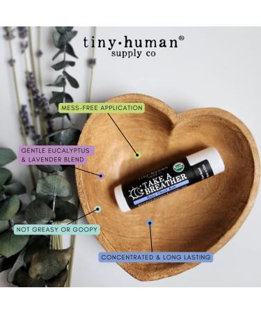 Tiny Human Supply Co Organic Take A Breather Baby Chest Rub Stick 3pk 100% Natural Soothing Lavender & Eucalyptus Petroleum Free Cruelty Free - Buy Online on GoSupps.com