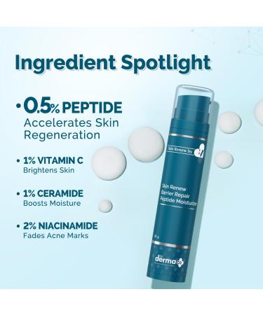 Derma Co. x Dr V Skin Renew Barrier Repair Moisturizer | Deep Moisture & Barrier Protection | 1.69 Fl Oz - Fast Absorbing & Non-Sticky - Buy Online on GoSupps.com