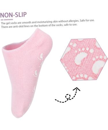 minkissy 1 Pair Gel Socks Gel Lined Socks Cozy Socks Moisturizing Socks Essential Oil Moisturizing Gels Silicone Gel Women's Socks & Hosiery Moisturizing Foot Cover Spa Socks Gels Socks - Buy Online on GoSupps.com