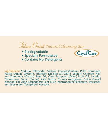 Palma Christi Castor Oil Natural Cleansing Bar Soap - 3 Bar Set - Buy Online on GoSupps.com