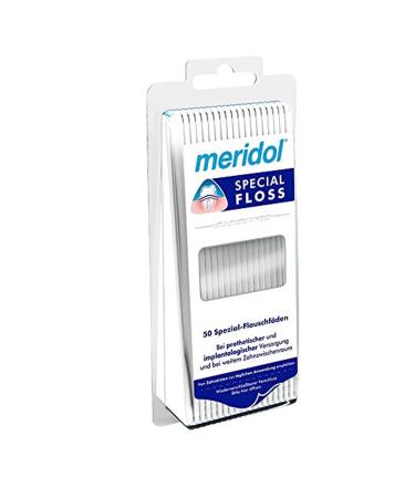 meridol special-floss special floss threads 50 pieces pack of 2 (2x 50 threads)
