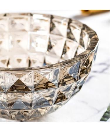 Fruit Basket Fruit Bowl Light Luxury Glass Fruit Plate Modern Household Simple Fruit Bowl Snack Dessert Bowl Decorative Kitchen Organizers and Storage (Color : C Size : 26.5 * 26.5 * 13cm) - Buy Online on GoSupps.com