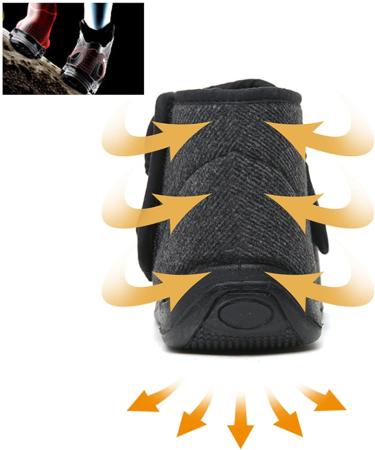 Adjustable Closure Elderly Shoes for Men and Women - Diabetic & Edema Footwear (Gris, Size 11.5) - Buy Online on GoSupps.com