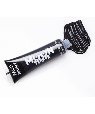 Halloween Face Paint Body Paint by Moon Terror - Midnight Black 12ml | SFX Makeup for Special Effects - Buy Online on GoSupps.com