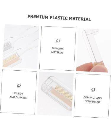 FRCOLOR Makeup Applicator foldable eyebrow eyelash grooming tool eyelash brush separator lash extension eyelash metal teeth eyebrow combs bulk steel needle styler handle PC - Buy Online on GoSupps.com