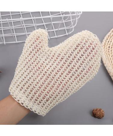 Beaupretty Exfoliating Gloves 2Pcs - Sisal Bath Mitts for Soft Skin | Shower Scrubber & Exfoliator for Men & Women | Loofah Sponge & Household Essential - Buy Online on GoSupps.com