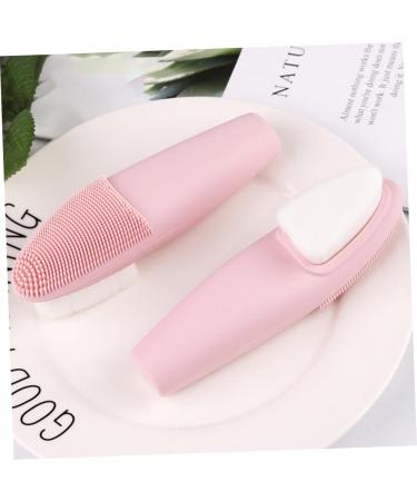Ipetboom Facial Brush Face Cleansing Brush Facial Exfoliator Face Wash Brush Soft Bristle Cleaning Brush Face Cleaner Brush Miss Man-made Fiber Plastic Scrub Double Sided - Buy Online on GoSupps.com