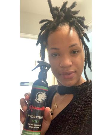 Loclicious Rosewater Hydration Mist Spray for Dreads, Locs, Braids | Organic Vegan Conditioner with Aloe, Essential Oils, Glycerin | Moisturizing Hair Treatment for Dreadlocks, Faux Locs, Sisterlocks - Buy Online on GoSupps.com