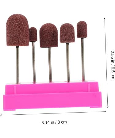 Toddmomy 1 Set Nail Sand Ring Cap Nail Drill Kit acrylic nail drill Nail Art Drill Bit Tool Nail Art Bit Tools nail cleaner tool nail bit Manicure Accessory Polishing sand care to rotate 8x6cm Rosy - Buy Online on GoSupps.com