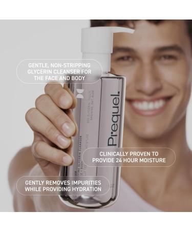 Prequel Gleanser Moisturizing Glycerin Face Wash Unscented Cleanser for Sensitive and Dry Skin 6.75 fl oz Pump Bottle (Pack of 2) - Buy Online on GoSupps.com