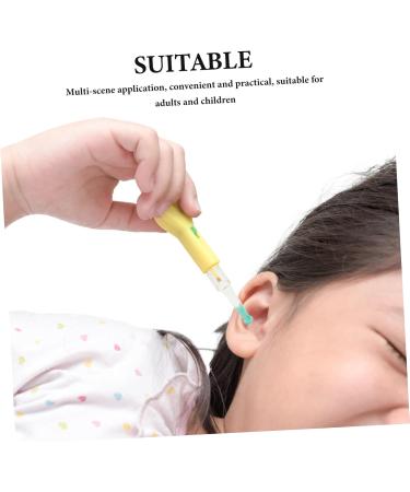 COOLHIYA 6 Pcs Reusable Silicone Ear Scoop Replacement Heads Transparent Soft Ear Wax Removal Tips for Adults and Gentle Cleaning Tool Easy to Use - Buy Online on GoSupps.com