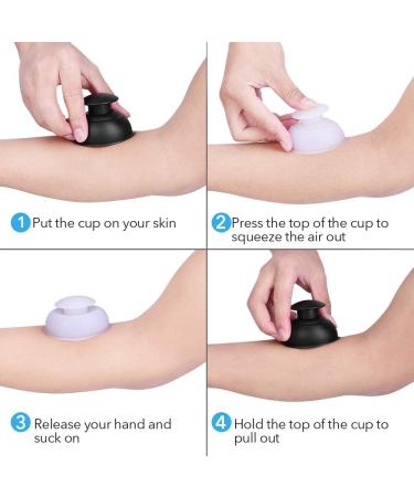 12pcs Silicone Cupping Therapy Set | Professional Vacuum Cups for Anti Cellulite Massage and Pain Relief - Buy Online on GoSupps.com