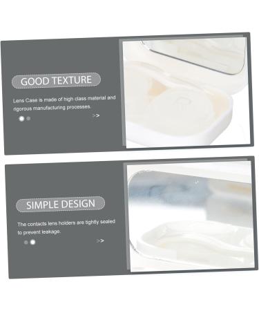 Healeved 60-Piece Storage Container Pack for Travel - Contact Lens Cases Cosmetic Lens Holders & Invisible Mirror - Buy Online on GoSupps.com