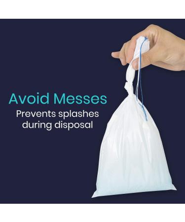 Vive Disposable Urinal Bags (20 Count) - Incontinence Pee Bladder for Men - Portable Urine Collection Drainage Sleeve Pad - Medical Grade Liner for Travel Bed Camping - Plastic Relief John - Buy Online on GoSupps.com