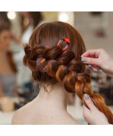 Frcolor 3Pcs U-Shaped Hair Forks - Chinese Style Hair Clips & Pins for Stylish Women | Elegant Hair Jewelry Accessories - Buy Online on GoSupps.com