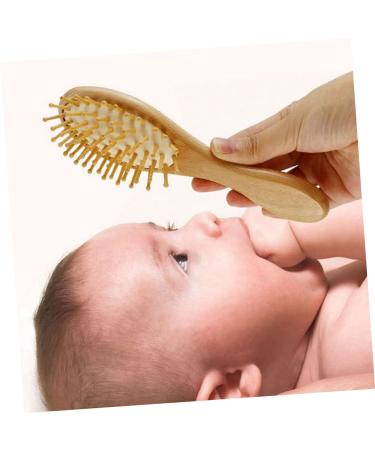 Healifty 4 Pcs Baby Hair Brush Comb Toddler Cleaning Set | Natural Baby Brush Set | Children's Bath & Hair Care Kit - Buy Online on GoSupps.com