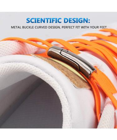 Aiboxin Elastic No Tie Flat Shoe Laces for Sneakers - Stretch Tieless Shoelaces for Kids & Adults - 1 Pair, Black - Buy Online on GoSupps.com