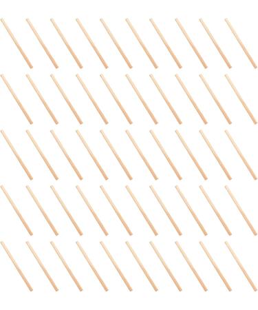 50Pcs Straight Bamboos Straw Party Drinkings Straw Degradable Cocktails Straw for Party Birthday Wedding Tool Small - Buy Online on GoSupps.com