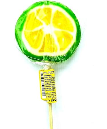 Lollipops Fruit Slice Candy Rock 25g Fruit Flavoured Lollies. Kids Party Bags Sweets. (20) - Buy Online on GoSupps.com