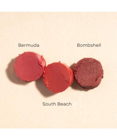Honeybee Gardens Truly Natural Long Lasting Lipstick South Beach Bright Coral with Red Undertones - 0.13 Oz - Buy Online on GoSupps.com