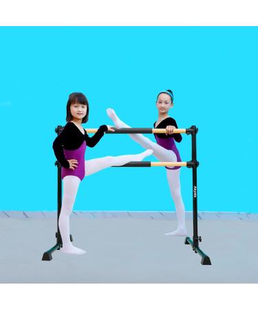 Akyate Portable Ballet Barre - Black | Lightweight & Adjustable - Buy Online on GoSupps.com