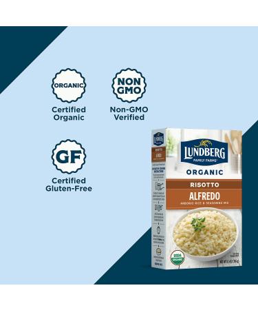 Organic Lundberg Traditional Italian Risotto Alfredo - 20 Minute Cook Time (5.5 oz 6-Pack) - Buy Online on GoSupps.com
