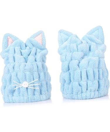 Housoutil 4 Pcs Thicken Shower Hair Drying Cap Fast Drying Cap Shower Cap Soft - Buy Online on GoSupps.com
