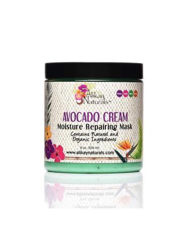 Alikay Naturals Avocado Moisture Cream Hair Mask Hair Cream With Beta-Carotene Vitamins B  C  E & Healthy Fats| 8 Oz 8 Ounce (Pack of 1)