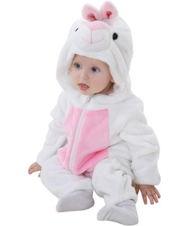 WSLCN Unisex Baby Romper Jumpsuit Hooded Cartoon Pyjamas Sleepsuit | 0-6 Months - Buy Online on GoSupps.com