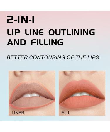 Shop Young Vision Gourd-Shaped Precision Liquid Lipstick & Lipliner - Nude Matte Shades | International Shipping Available - Buy Online on GoSupps.com
