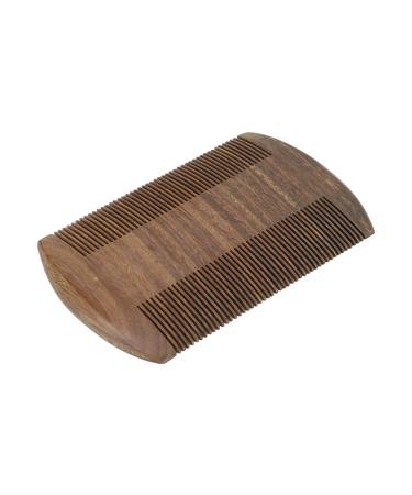 Peigne poux en bois peigne barbe pour viter d'endommager le cuir chevelu des deux c t s pour une utilisation en voyage