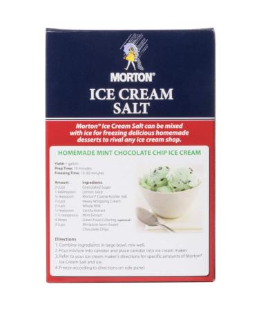 Morton Salt Rock 4 Lb Pack Of 2 with Custom Measuring Spoon and Clip - Buy Online on GoSupps.com