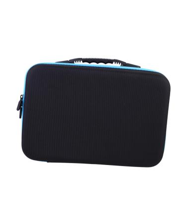 Beavorty 60grille Pochette Rangement Huiles Essentielles Compartiments tui Voyage Portable Bleu Facile Transporter Bleu Size 2