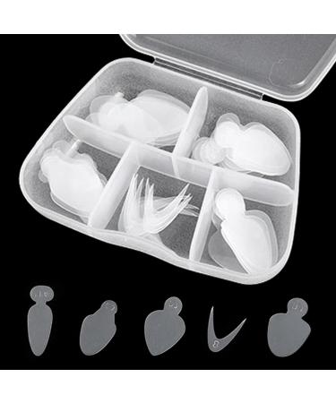 60-Piece Self-Adhesive French Nails Template - DIY Manicure Tips Polygel & Nail Sticker Stencils | Perfect for Easy Nail Art Decoration - Buy Online on GoSupps.com