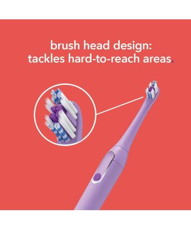 hum by Colgate Smart Electric Toothbrush Kit - Rechargeable Sonic Toothbrush with Travel Case, Purple - Includes 1 Refill Head - Buy Online on GoSupps.com