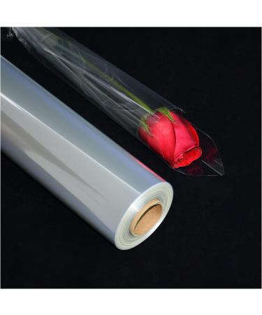 LISM 115ft Clear Cellophane Wrap Roll - 2.5 mil Thickness Gift Wrap for Flowers, Baskets, Arts & Crafts - Food Safe Clear Wrapping Paper - 33x115 ft (Pack of 1) - Buy Online on GoSupps.com