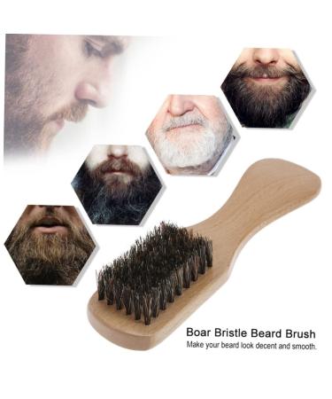 Healeeved Men's Beard Styling Brush - Wooden Brush for Beard Care & Grooming - Buy Online on GoSupps.com